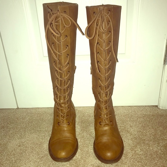 rocket dog knee high boots